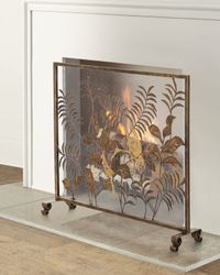 Bird Accent Fire Screen