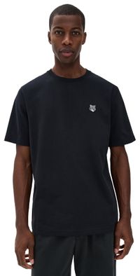 Maison Kitsuné Grey Fox Head Patch Comfort Tee Black S