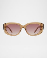 GV Day Acetate Rectangle Sunglasses