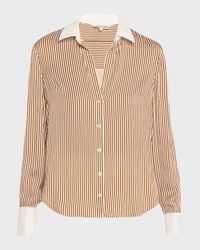 Amelia Stripe Button-Front Shirt