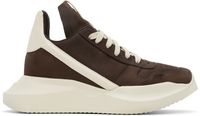 Rick Owens Brown Geth Sneakers
