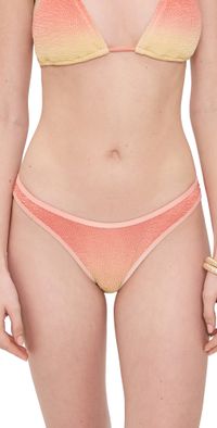 Good American Always Fits Classic Bikini Bottoms Peach Ring 2X/3X
