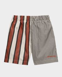 Boy's Felix Mixed Striped Shorts, Size 3-14