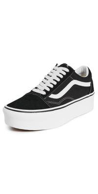 Vans UA Old Skool Stackforms Black/True White M 13