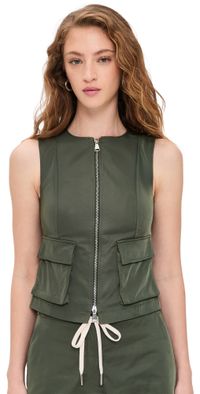 ALIGNE Rita Zip Vest Khaki 8