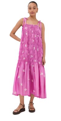 Alix of Bohemia Emrys Pink Jasmine Dress Medium Pink XS