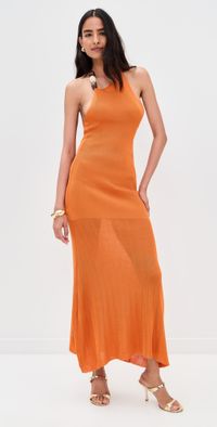 Azulu Liatris Dress Terracotta XXS