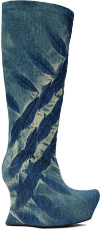 Masha Popova Blue Roadkill Boots