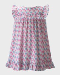 Girl's Cotton Candy Frill Dress, Size 2-10