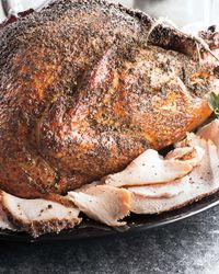 Hickory Smoked Turkey with Cracked Black Pepper, Serves 8-12