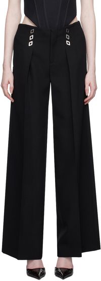 Dion Lee Black Diamond Stud Trousers