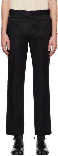 Maison Margiela Black Gabardine Trousers