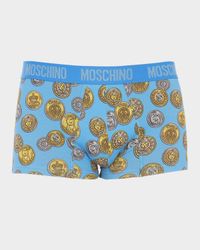 Men's Coin-Print Boxer Briefs