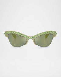 SK6043 Butterfly Embellished Sunglasses