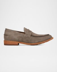 Men's Tyler Flex Suede Penny Loafers
