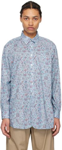 Engineered Garments Blue Floral Shirt