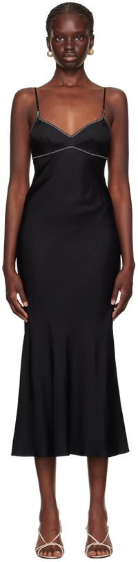 BEC + BRIDGE Robe midi Emery noire