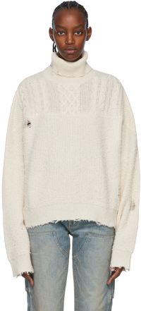 AMIRI Off-White Cashmere Sweater