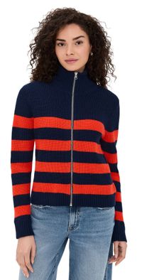 KULE The Bruce Sweater Navy/Poppy XS