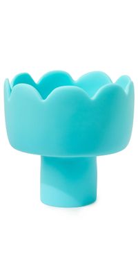 TF DESIGN Small Footed Bowl Turquoise One Size