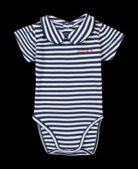 Maison Labiche - Body col claudine brodé amour en coton bio - Taille 18-24mois - Bleu