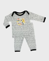 Boy's Paw Time Two-Piece Pajama Set, Size Newborn-12M