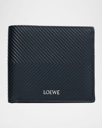 Men's Embossed Leather Bifold Wallet