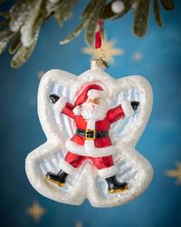 Snow Angel Duo Christmas Ornament