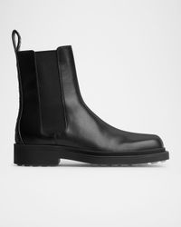 Men's Ben Smooth & Intrecciato Leather Chelsea Boots