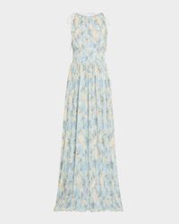 Yardley High-Neck Maxi Dress