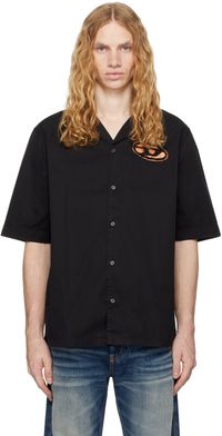 Diesel Black S-Stan-Bleach Shirt