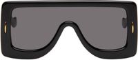 LOEWE Lunettes de soleil de type visière surdimensionnées noires