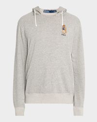 Men's Polo Bear Fleece Hoodie