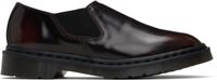 Dr. Martens Black & Red Louis Arcadia Leather Slip-on Loafers
