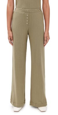 Leset Pointelle Boxer Pants Cypress M