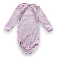 Petit Bateau - Seconde Main - Body bébé rose - 6 mois - Taille 6M - Rose
