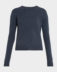 Sony Cashmere Shrunken Crewneck Sweater