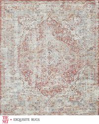 Antique Loom Beige & Rust Rug, 12' x 15'