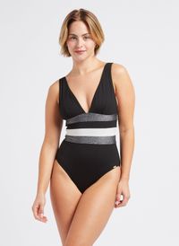 Livia - Maillot de bain une pièce - Taille 46 - Noir