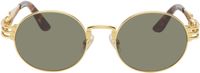 Jean Paul Gaultier Gold 'The 56-6106' Sunglasses