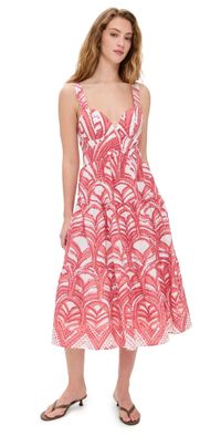 Poupette St Barth Coco Long Dress Pink Himba XL