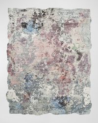Abstract Hand-Knotted Rug, 8' x 10'