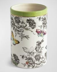 Butterfly Toile Short Vase
