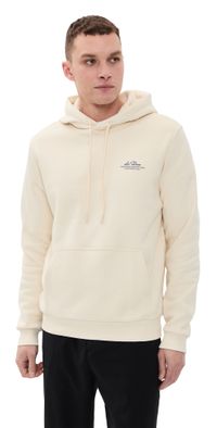 Les Deux Ben Globe Hoodie Ivory M