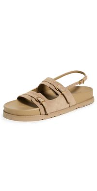 SIMKHAI Carey Suede Sport Sandals Desert 41
