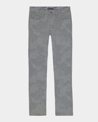 Men's Alton Tonal Paisley Slim Five-Pocket Pants