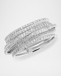Flawless Kinetic Diamond Statement Ring