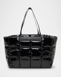 Porter Quilted Vinyl East-West Tote Bag
