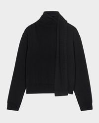 Cortina Wool-Cashmere Scarf Sweater