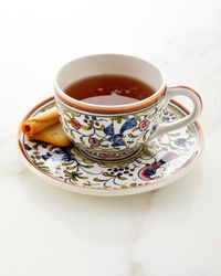 Pavoes Cups and Saucers, Set of 4